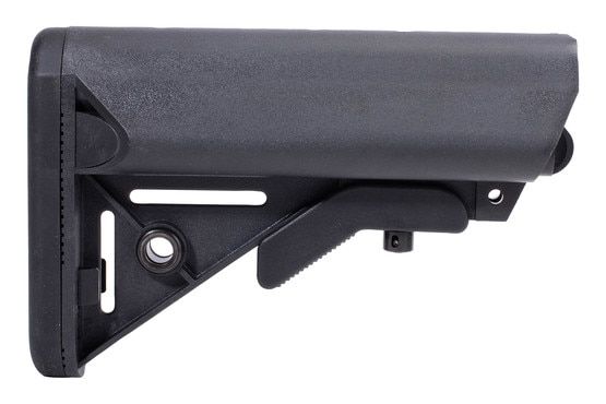 LMT SOPMOD Buttstock features black polymer construction